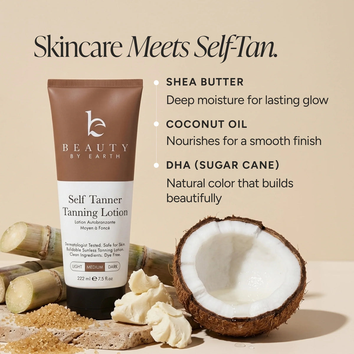Self Tanner Body Lotion- Light